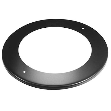 Duravent DuraVent DuraBlack 6 in. D 24 Ga. Galvanized Steel Stove Pipe Trim Collar 6DBK-TC